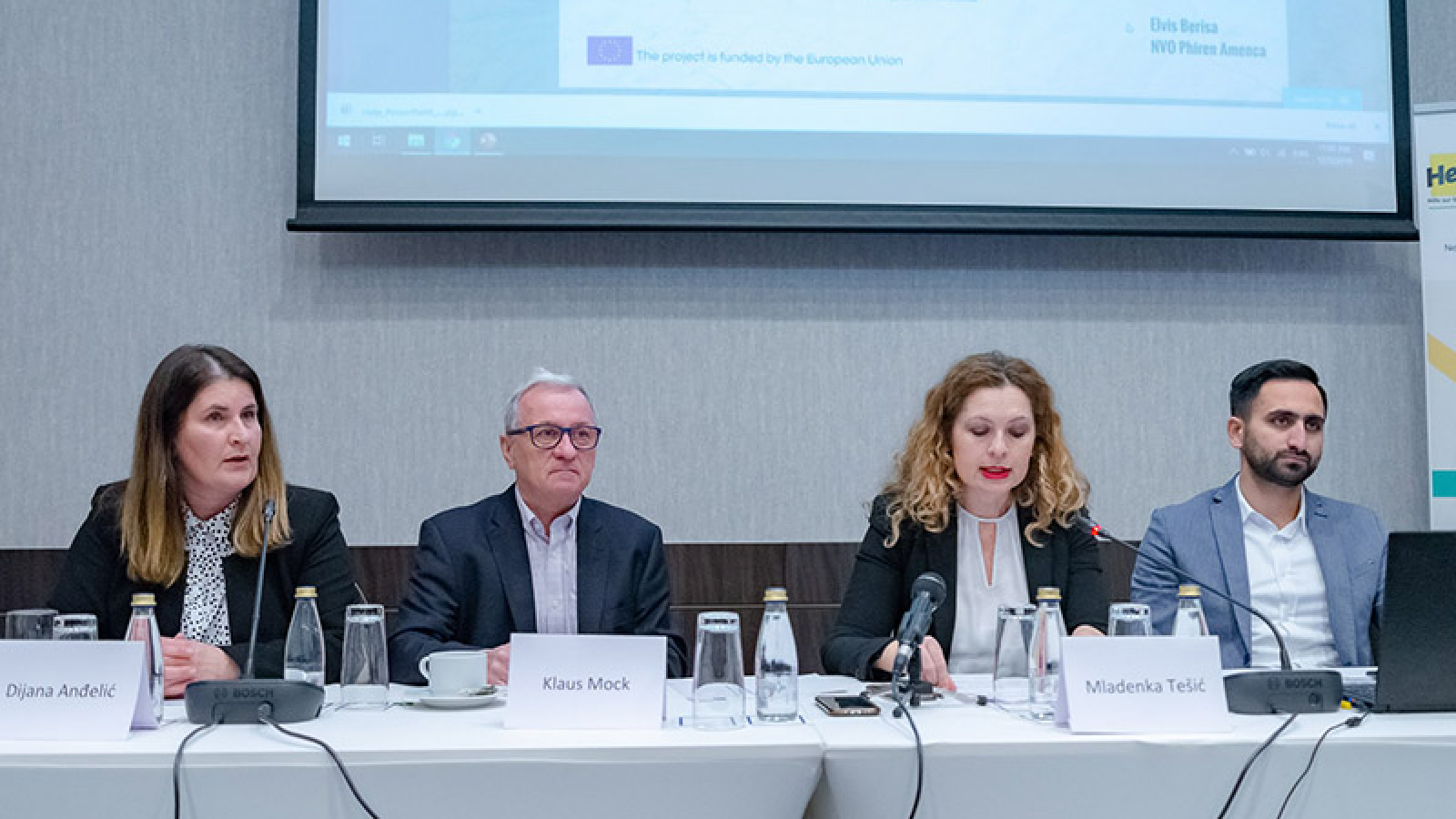 Priijem povodom zvaničnog početka projekta „Nevladine organizacije u akciji promocije i zaštite ljudskih prava Roma i Egipćana u Crnoj Gori” (Izvor: PR Centar)