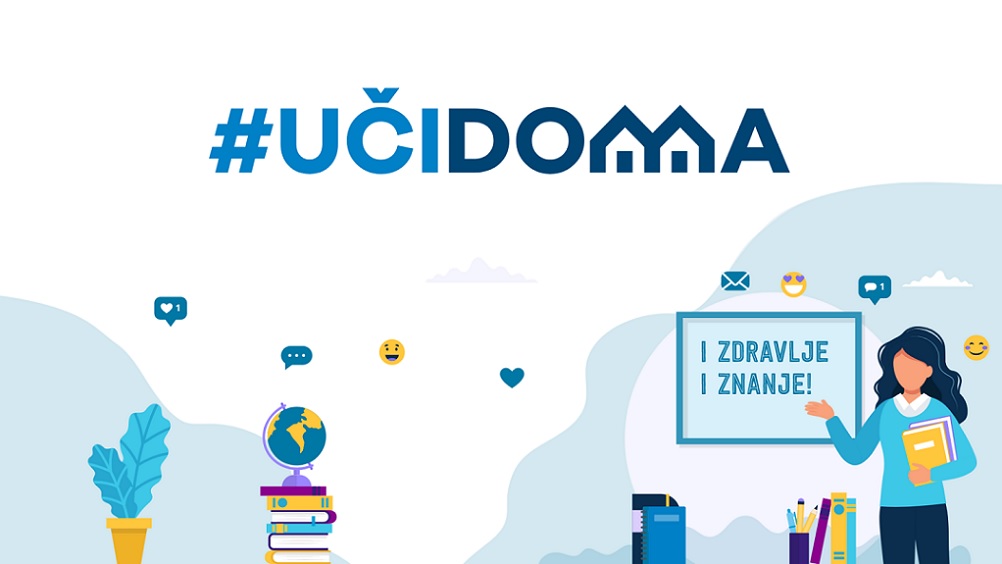 Ilustracija Uči doma (Izvor: Skala radio)