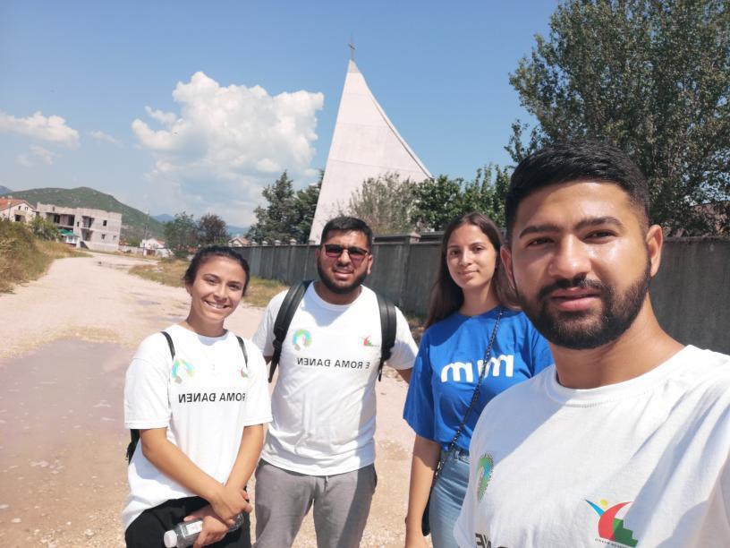 Mladi tokom učestvovanja u igrici "City map" (Izvor: Privatna arhiva)