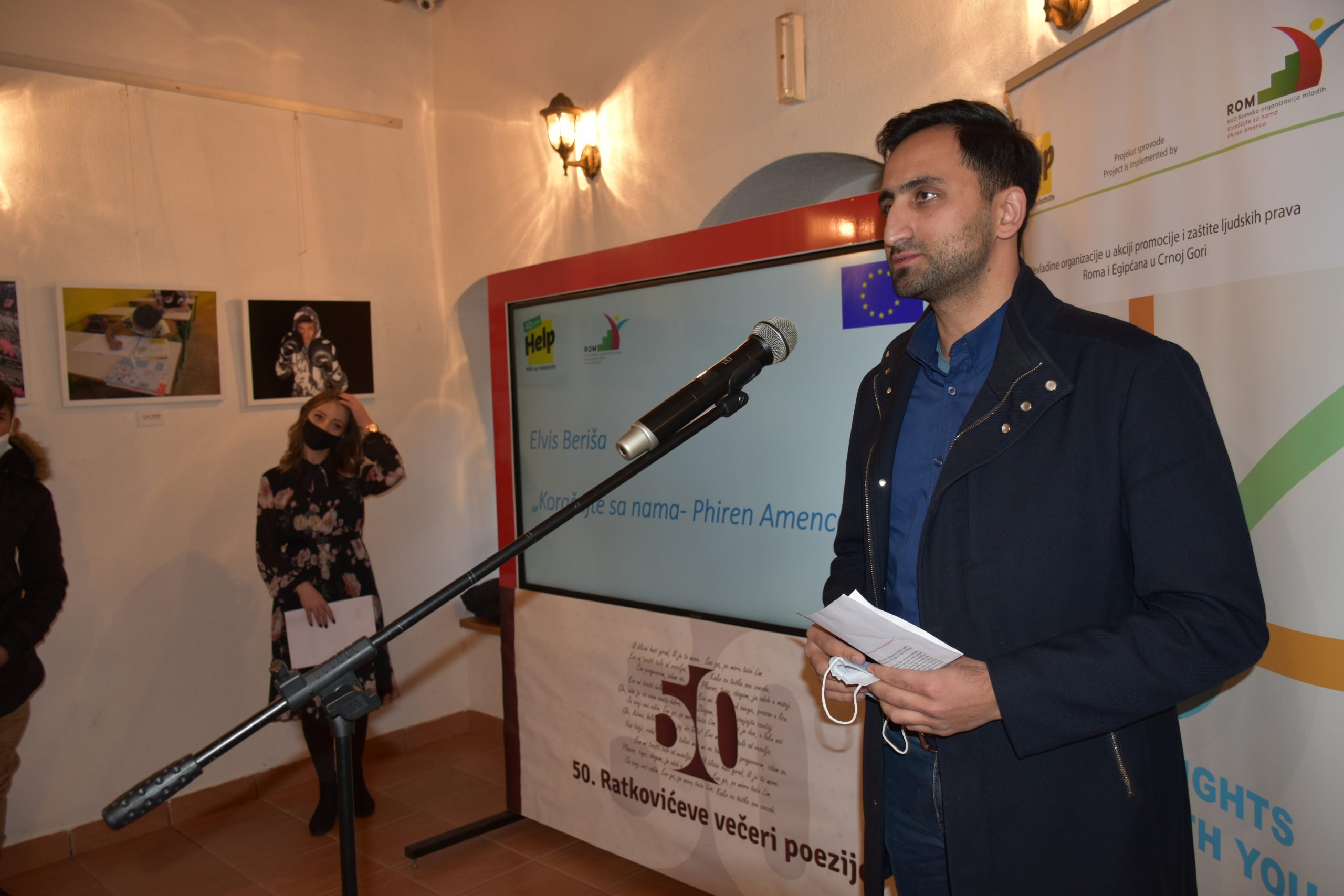 Elvis Beriša, direktor NVO romska organizacija mladih "Koračajte sa nama - Phiren amenca" (foto: HELP)