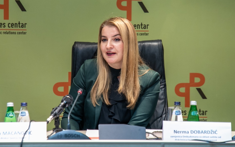 Zamjenica Zaštitnika ljudskih prava i sloboda, Nerma Dobardžić (Fotografija: Internet)