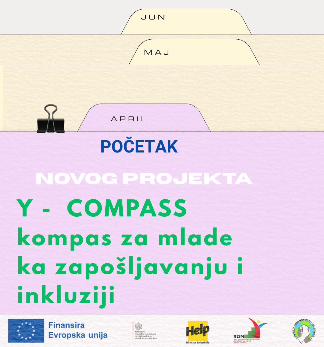 CAREP ZAPOČEO REALIZACIJU PROJEKTA KOMPAS ZA MLADE KA ZAPOŠLJAVANJU I INKLUZIJI
